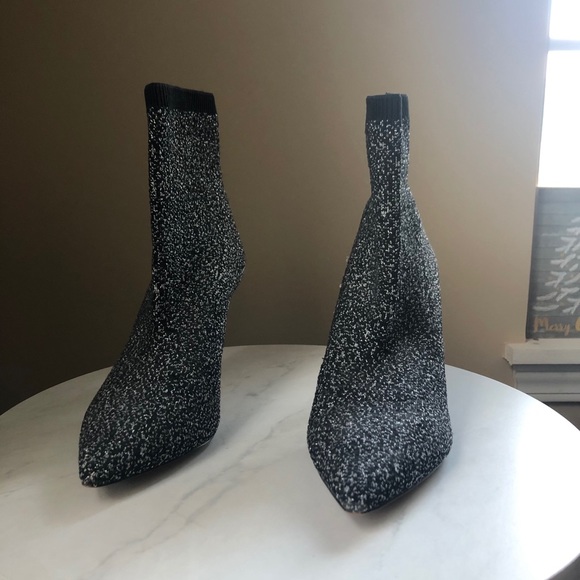 Something Navy Sparkly boots - Picture 3 of 5